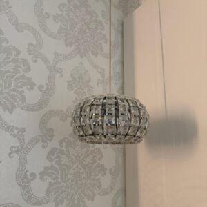 1 PENDENTE CRISTAL - SOLITÁRIO — R098.02