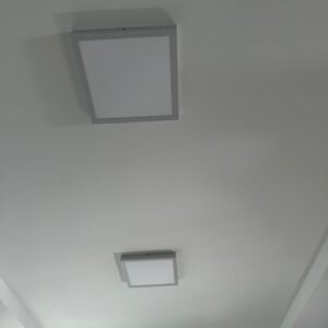 2 LUMINÁRIAS LED - QUADRADAS - SOBREPOR - Valor por peça — C065.306