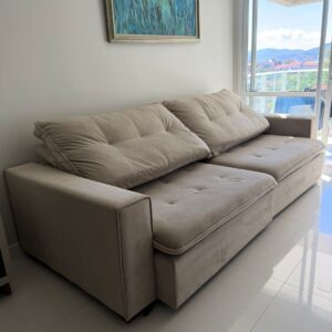 SOFÁ SUPER CONFORTÁVEL - CINZA QUENTE CLARO — F073.03