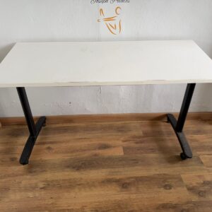 02 MESAS DOBRÁVEIS - TAMPO EM COMPENSADO E PÉS EM FERRO - PREÇO POR UNIDADE — G063.09