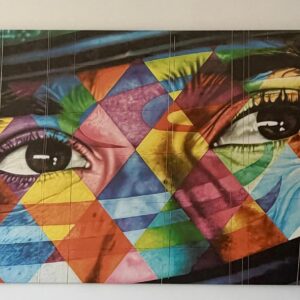 IMPRESSÃO ORIGINAL - OBRA DE EDUARDO KOBRA - REPRODUÇÃO DE PAINEL DE AYRTON SENNA — R099.01
