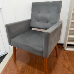 2 POLTRONAS CINZA - SIMPLES - Valor por peça — G048.409