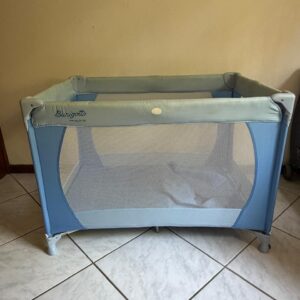 BERÇO OU CHIQUEIRINHO INFANTIL DOBRÁVEL - BURIGOTTO / PEG PEREGO - COR AZUL - MODELO ANGEL — S086.12