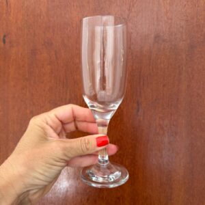 LOTE ÚNICO: 9 TAÇAS DE ESPUMANTE - VIDRO — S086.83