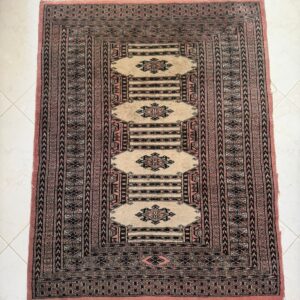 TAPETE PERSA - GEOMÉTRICO TRIBAL - ARTESANAL - LÃ — C097.04