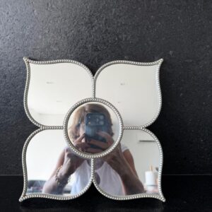 TRIO DE ESPELHOS - DECORATIVOS - IKEA - FORMATO FLOR - PLÁSTICO POR TRÁS — H019.11