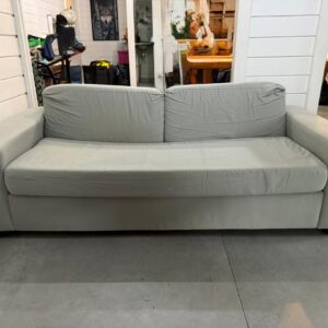 SOFÁ BAIXO - BRIM CINZA + CAPA BRANCA - 2 PEÇAS IGUAIS - Vendidos separadamente - Preço por unidade — A134.01