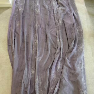 CORTINA VOIL ACINZENTADA + VARÃO ALUMÍNIO ESCOVADO - TRILHO SUÍÇO — A135.18