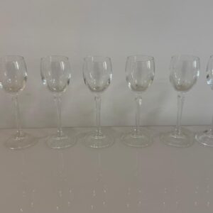 LOTE ÚNICO ! 6 TAÇAS PORTO LONGAS - CRISTAL — A135.27