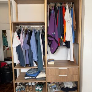 JÁ DESINSTALADO - ARMÁRIO CLOSET ABERTO - METALON + MDF — G025.110