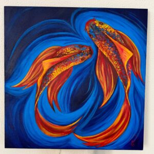 ÓLEO SOBRE TELA - CARPAS - ARTISTA PLÁSTICA CARINA PLEIN — C099.03