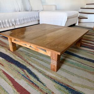 MESA DE CENTRO - MADEIRA DEMOLIÇÃO - QUADRADA — A136.05