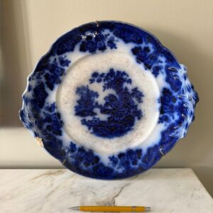 PEÇA DE ANTIQUÁRIO - PRATO INGLÊS - COM SUPORTE DE PAREDE — V050.10