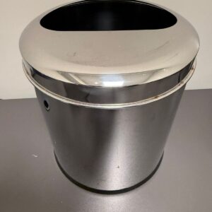 LIXEIRA INOX - TAMPA SEMI ABERTA — M152.16