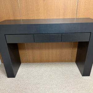 APARADOR EM MDF PRETO - COM DUAS GAVETAS — M152.29