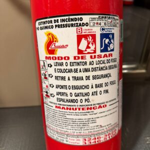 EXTINTORES - PÓ QUÍMICO— M152.39