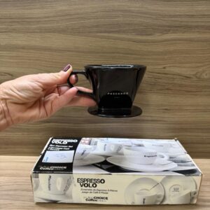 LOTE ÚNICO - PARA O CAFEZINHO DA TARDE COM ESTILO - 6 XÍCARAS PEQUENAS + COADOR CERÂMICA — I016.725