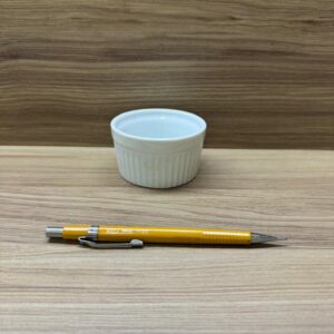 LOTE ÚNICO - 11 PEÇAS - RAMEKIM BRANCO - REFRATÁRIO — I016.704